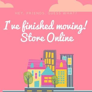 Just finished moving and more store is online. Thank you for your patience!